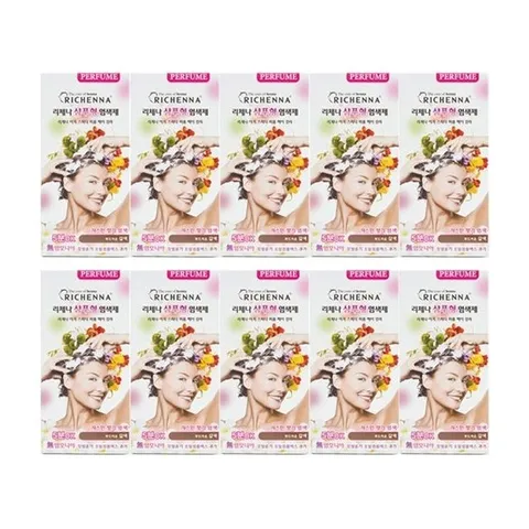 [리체나] 샴푸형 퍼퓸 염색제 (10박스)