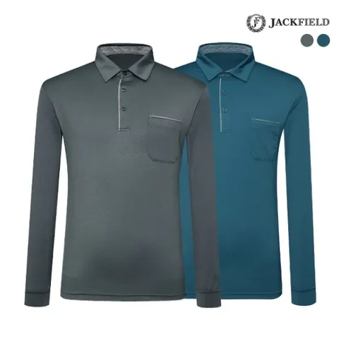 [잭필드]엘보 긴팔PK티셔츠