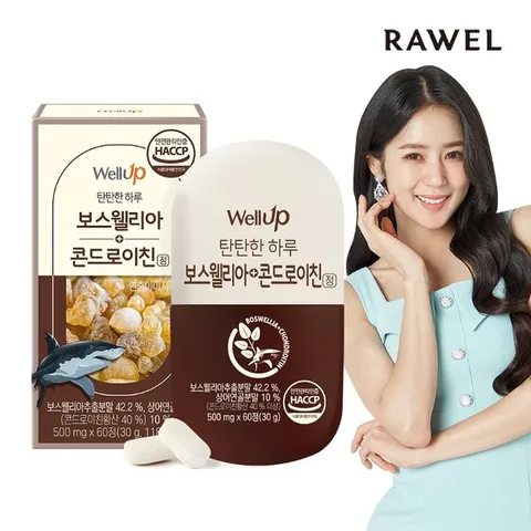 로엘 웰업 보스웰리아 콘드로이친정 60정 x 1박스 (2개월분) / 콘드로이친