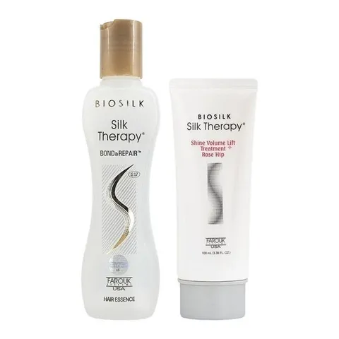 실크테라피 본드 앤 리페어 헤어 에센스 130ml+트리트먼트 100ml