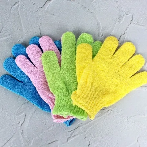 샤워 목욕 때밀이 손가락 장갑 때장갑 (WFHZ0IK)