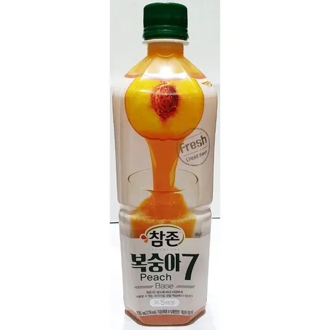 복숭아원액(참존 835ml) 식당 업체 주방 요리 식재료 (W7D0A84)