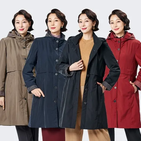 [마담엘레강스] 소피아 퀼팅 트렌치 코트 K233CT01