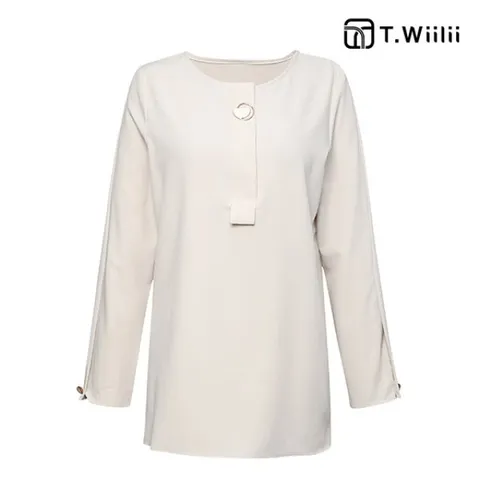 [트윌리]피오니블라우스 베이지