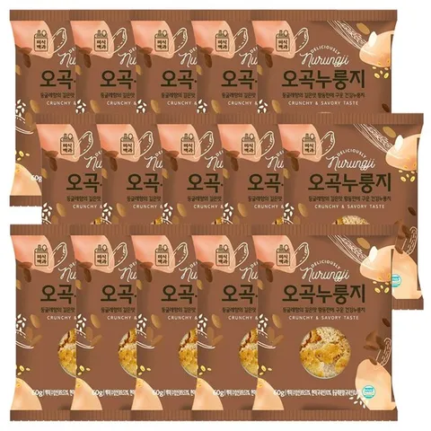 미식백과 구수한 건강 오곡 누룽지 60g x 15개