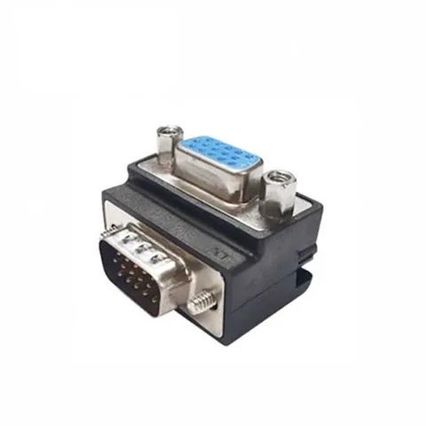 RGB젠더 15P M-F ㄱ자 90도 꺽임 젠더 (WFJWNLB)