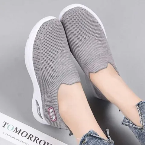 여름 베이직 발편한 신발 여성 올데이 슬립온 캐주얼 (WFHWGYW)