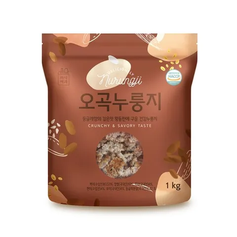 미식백과 구수한 건강 오곡 누룽지 1kg x 1개