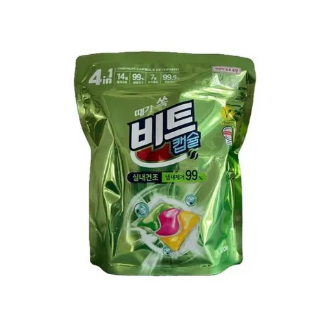 [비트] 비트 실내건조 캡슐세제 그린플로럴향 42개입 1개 /SJ