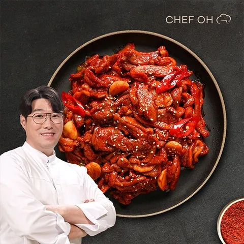 오세득 능이버섯 오리주물럭 200gX13팩(총 2.6kg)