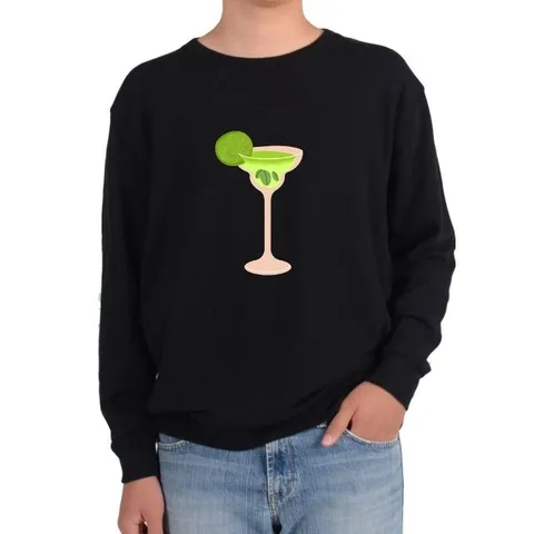 맨투맨 칵테일음료 여름휴가 남태평양 바닷가 휴양지그림 다양한 사이즈 (WFJCZS0)