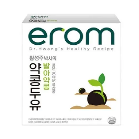 [이롬]  황성주 국산콩 발아약콩 두유 190ml x 48개 bt