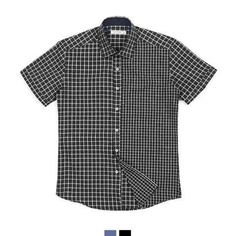 다니엘 고방체크 반팔남방