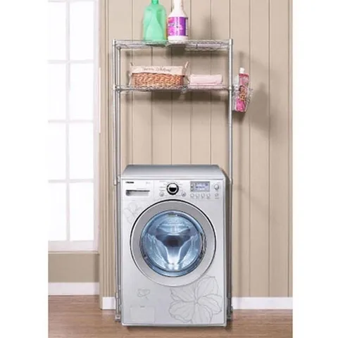세탁기위수납선반 세탁실선반 실버세탁실선반 스틸세탁기선반 (WFKDJ2Z)