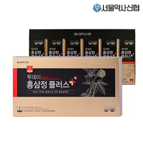 [서울약사신협]6년근 투데이 홍삼정플러스 60포 1세트