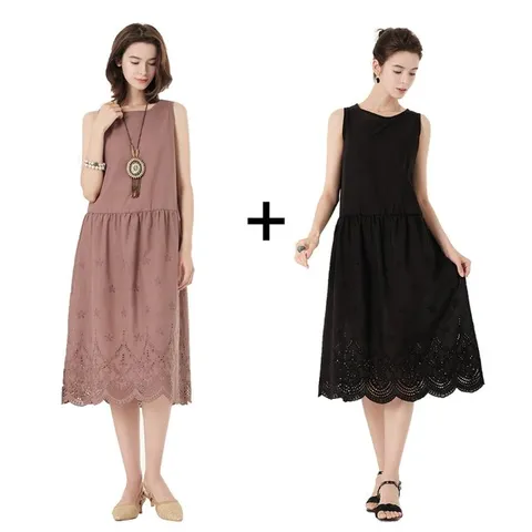 FMD 코튼 자수원피스 2종