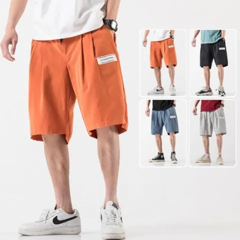 면 츄리닝 빅사이즈 여름 남자반바지 바캉스 캐쥬얼 (WFHR3DG)