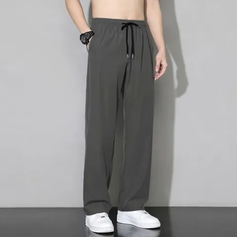 모던스타일 슬림핏 일자핏 캐주얼룩 남성 쿨바지 (WFHO2T0)