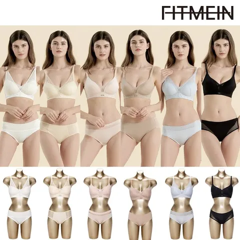 핏미인라이크라 라인리스 퍼펙트쿨맥스 여성속옷세트 12종