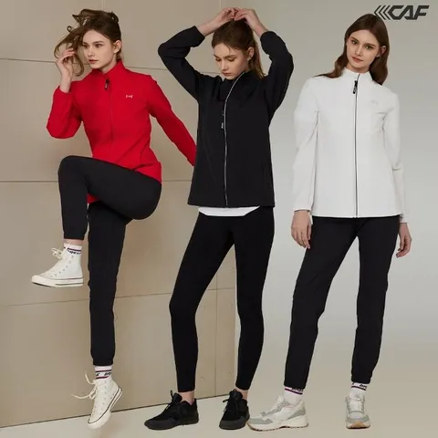[르까프] 24SS 여성 스포츠 우븐트랙 세트+반팔티