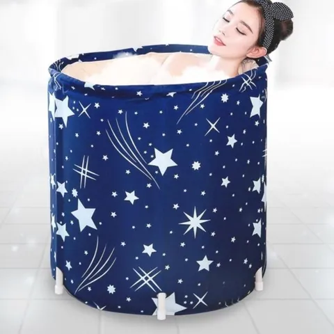 이동식 접이식 미니 반신욕기 개인 사우나 욕조 (WFI3N40)