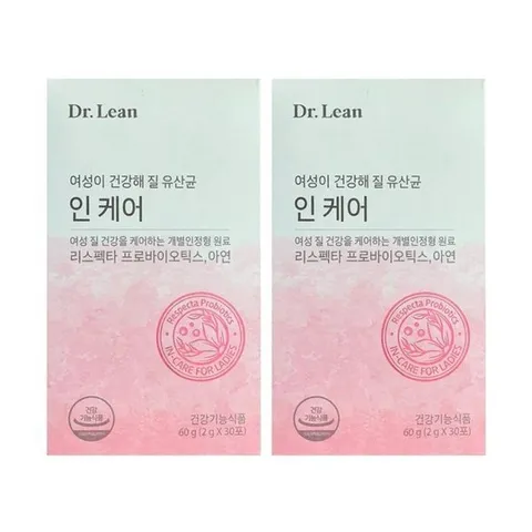 닥터린 인케어 질건강 유산균 리스펙타 2g x 30포 2박스 SDL
