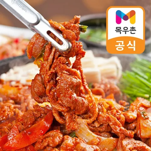 [목우촌] 무항생제 양념 오리주물럭 250g 5팩