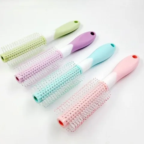 헤어스타일링 뿌리빗 드라이 전용 원형 목욕 빗 장기간 사용 헤어빗 (WFJHTVF)