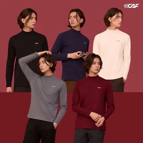 르까프 26FW 초특가! 클라우드 웜 기모 티셔츠 5종, 남성