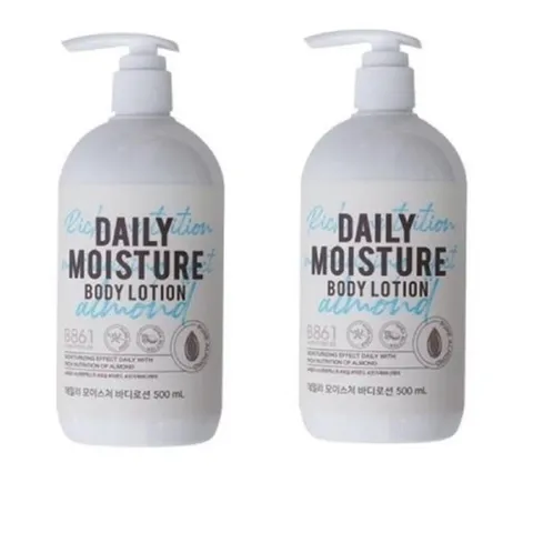 [노브랜드] 노 브랜드 데일리 모이스처 바디로션500mlx2 Nobrand 피부속수분시어버터 스위트 아몬드