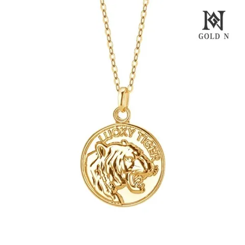[골드앤] 14K 호랑이 코인 목걸이 소