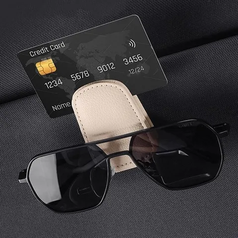 차량용 선글라스 홀더 수납함 도매DB 클립형 선바이저 정리함 안경 걸이 (WFK3E2N)