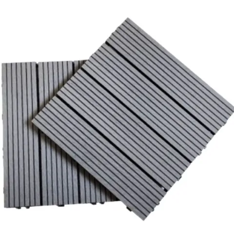 그레이 벽바닥 조립형 바닥 나무 현관 데크 발코니