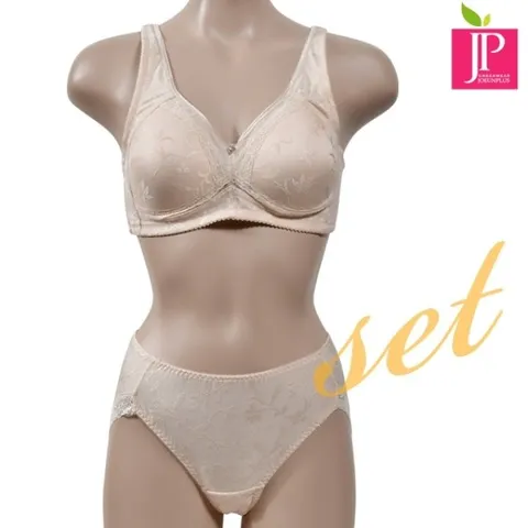 [조은]우아하고 여성스러운 디자인 편안한 어깨끈 몰드 노와이어 B컵 브라팬티세트