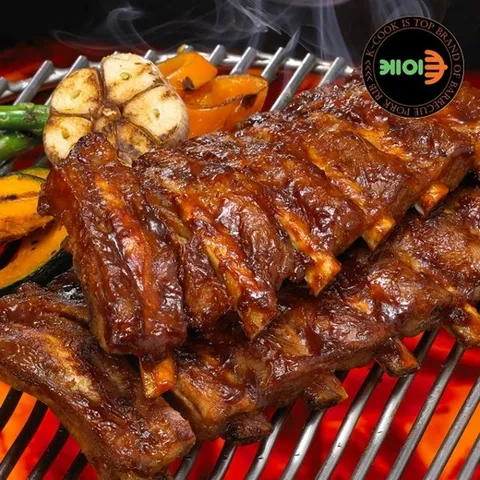 [케이쿡] 숯불구이향 바베큐 폭립 400g 2팩