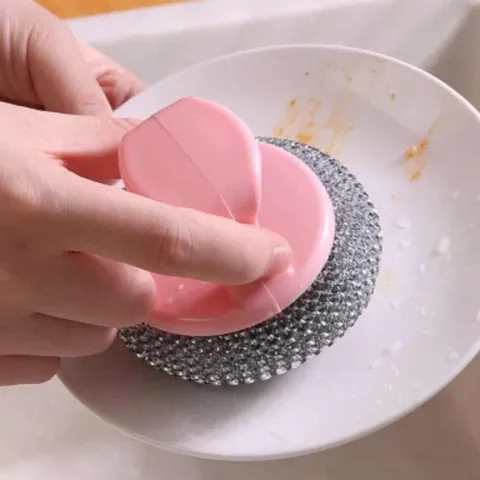 주방 청소 브러쉬 손잡이형 세척 도구 효율적인 용품 (WFKM6U9)