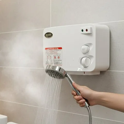 가이저 전기 순간 온수기 SW-004P 샤워용 국내생산