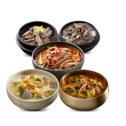 국물의한수 뚝배기불고기 4팩 외 / 갈비탕 뚝불 우거지 황태해장국