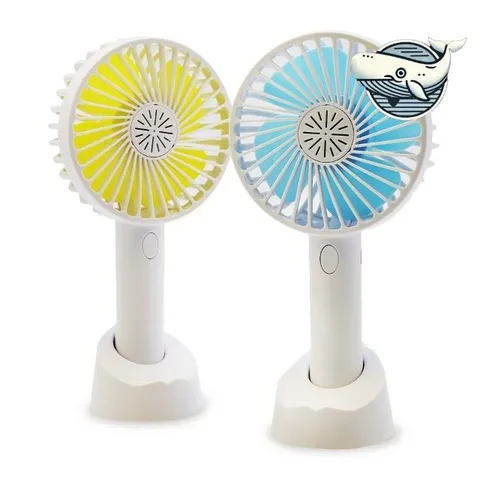 휴대용 아로마 선풍기 무드등 미니 팬 충전식 (WFHMH54)