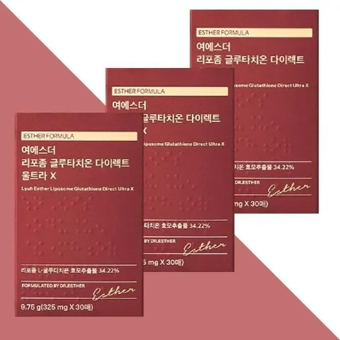 여에스더 리포좀 글루타치온 다이렉트 울트라 325mgX 30매 (3박스)