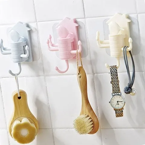 마스크후크 칫솔 걸이 다양한곳 편한사용 접착식후크걸이 3.5X9.8cm (WFJHRU6)