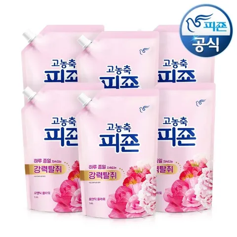 고농축 피죤 강력탈취 오리지널 섬유유연제 1.6Lx6개