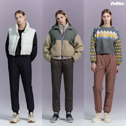 펠틱스 여성 패딩 조거팬츠 