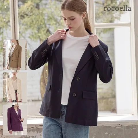 [로코엘라] 비에프 썸머 프렌치 린넨 100 여성 자켓