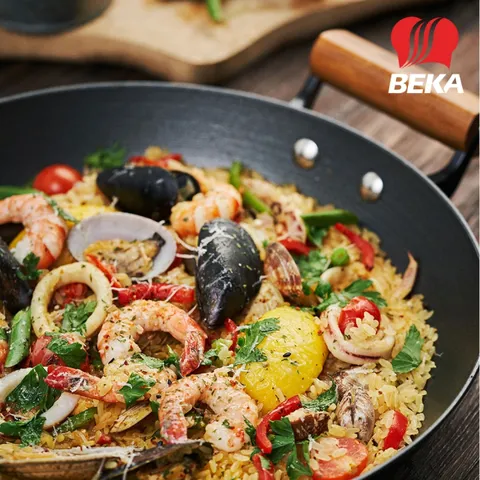 [베카] 시즈닝 무쇠 양수 그리들팬 30cm