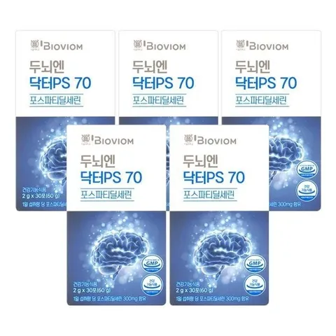 위바이옴 두뇌엔 닥터PS 70 2g x 30포 5박스 -SDL-
