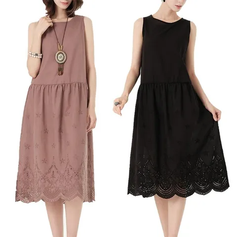 [마담코코]코튼자수원피스2종