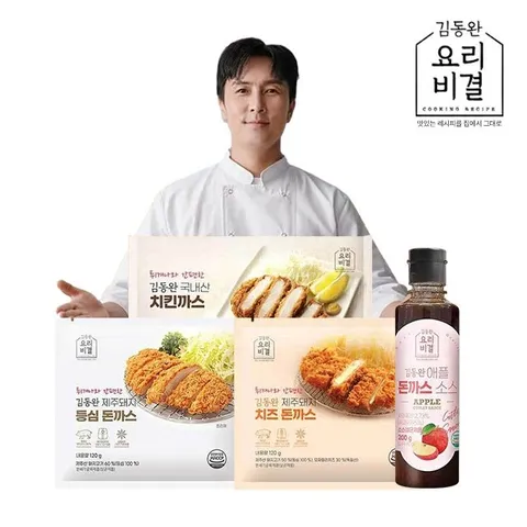 김동완 돈까스 등심4치즈2치킨4소스1병200g