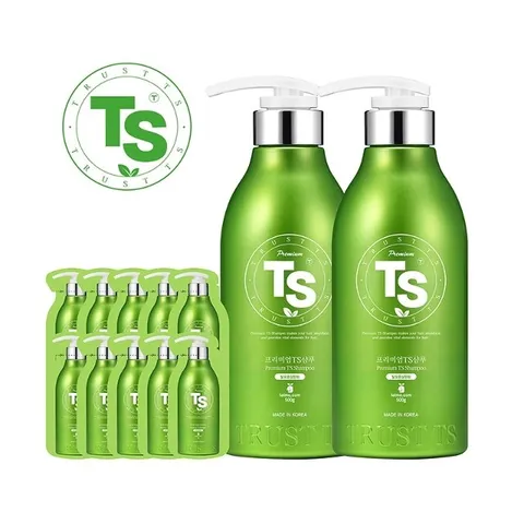 [TS] 프리미엄 샴푸 2종세트(본품300gX2개+사은품 파우치6gX10개)