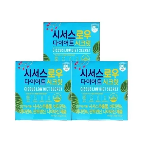씨제이이엔엠 시서스로우 다이어트 시크릿 700mg x 28정 3개